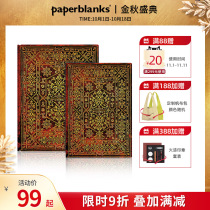 paperblanks flagship store Kangtai Series notebook student diary book Handbook Handbook book stationery retro art exquisite gift for male and female friends gift Evangeline