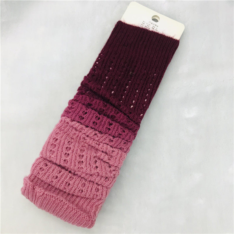 Belly dance socks set 2021 new spring summer cashmere gradient dance practice socks non-slip foot over knee stockings