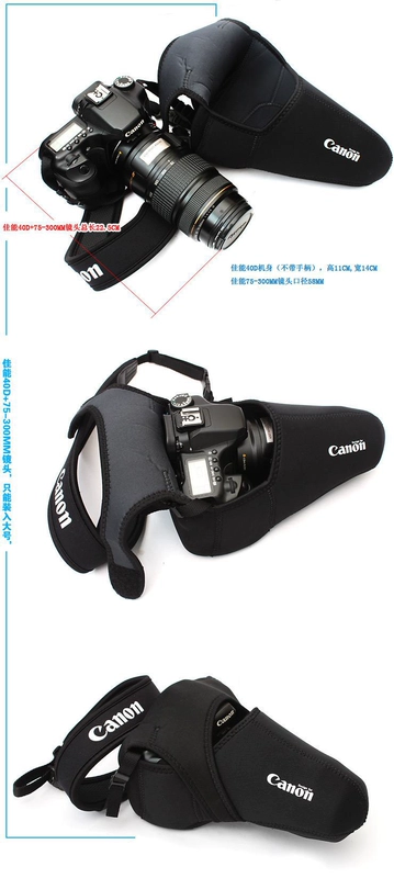 Canon EOS 30D 40D 50D 60D 70D 80D 800D SLR túi máy ảnh lót túi tam giác mềm - Phụ kiện máy ảnh kỹ thuật số