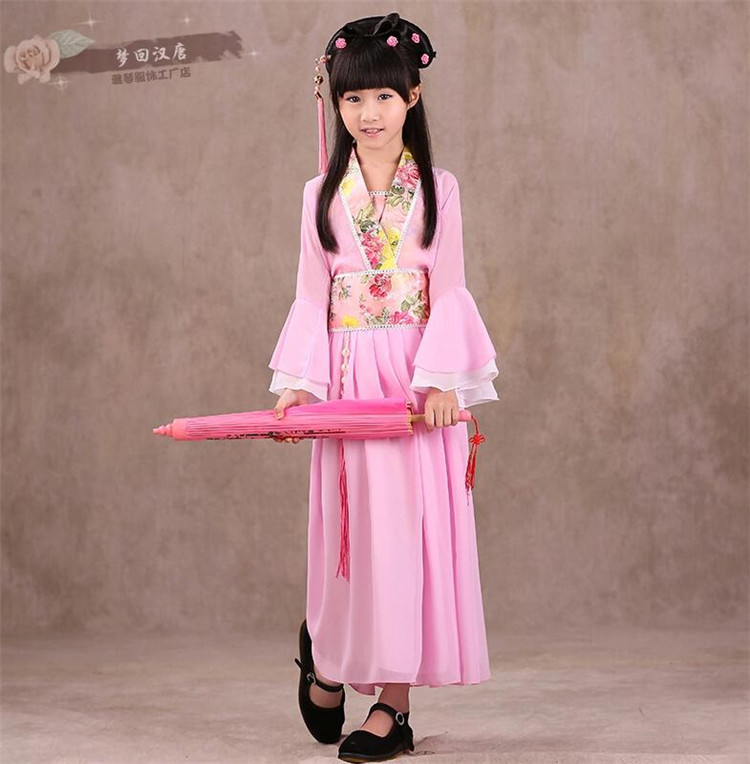 Trang phục trẻ em cổ tích trang phục bé gái công chúa váy bé gái Hanfu trang phục biểu diễn guzheng chụp ảnh khiêu vũ trang phục shop quần áo trẻ em đẹp