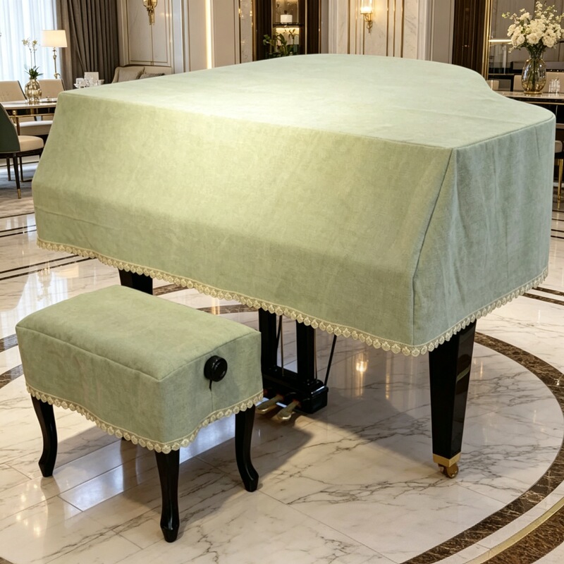 High-End Thickened Fabric Grand Piano Cover, Dustproof Piano Cover, Light-Blocking and Sun-Protective Full Cover, Kawaii Yamaha Piano Cover, Etc
