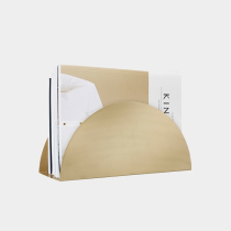 Nordic ins Wind minimalist Creative Pendulum magazine containing frame brass metal bookstand Blocking Paper Shelf Home Contained