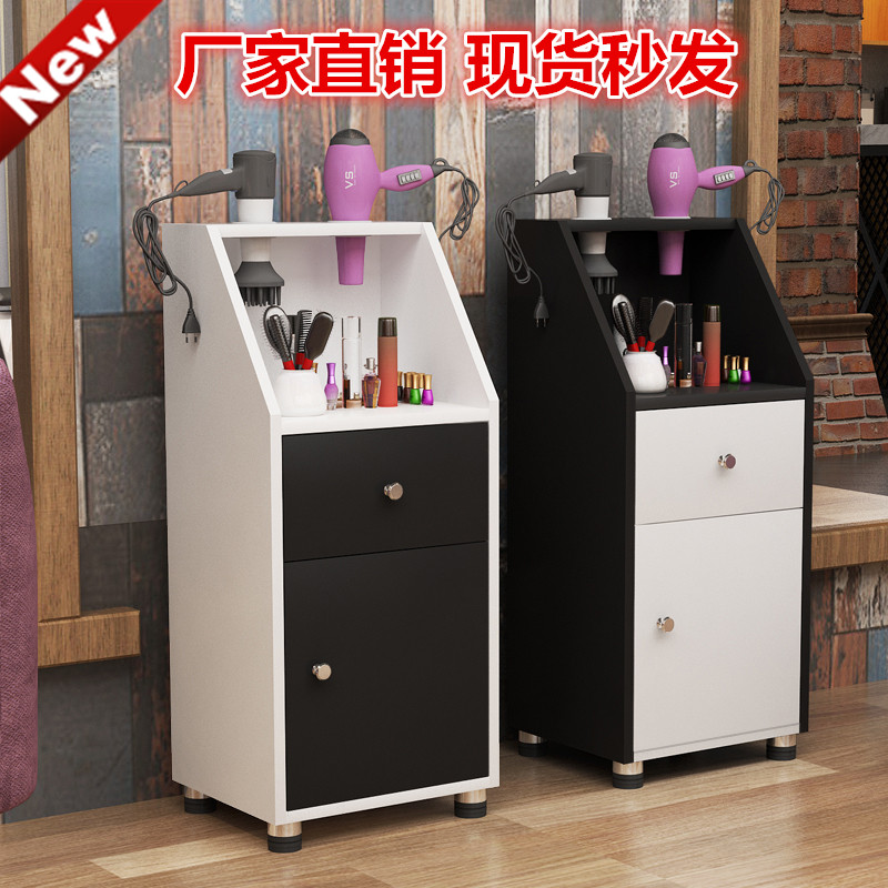 New barber shop hair salon tool cabinet Tool car Hair product display cabinet Beauty hair cart Wooden cabinet