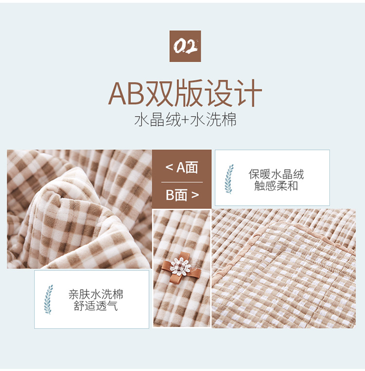 Mới mùa thu và mùa đông hai mặt phiên bản AB pha lê nhung trải giường đơn mảnh quilted san hô lông cừu tấm dày chăn trượt drap giường đẹp