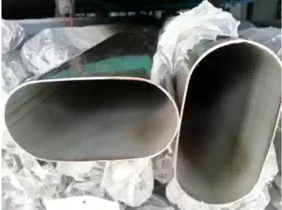 304 stainless steel flat elliptical tube 15*35 stainless steel fan tube triangle tube triangle tube a variety of special-shaped tube customization