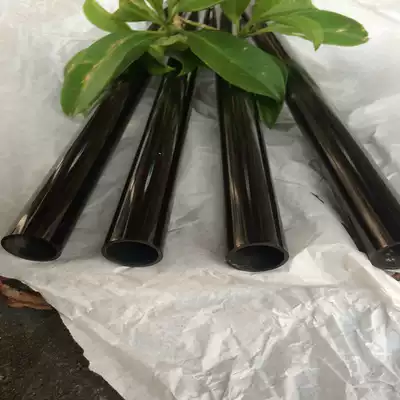 Fingerprint-free black titanium tube 201 stainless steel square tube 40*40 titanium alloy tube brushed rose gold round tube 32*1 2mm