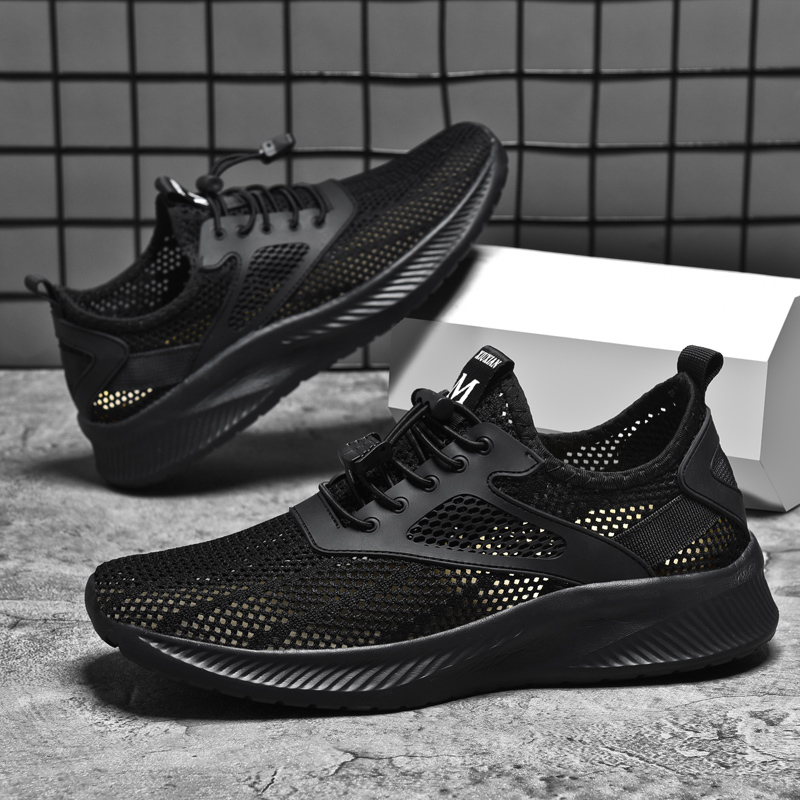 Western Regions Camel men's shoes new casual sports shoes deodorant non-slip summer shoes breathable mesh shoes all-match