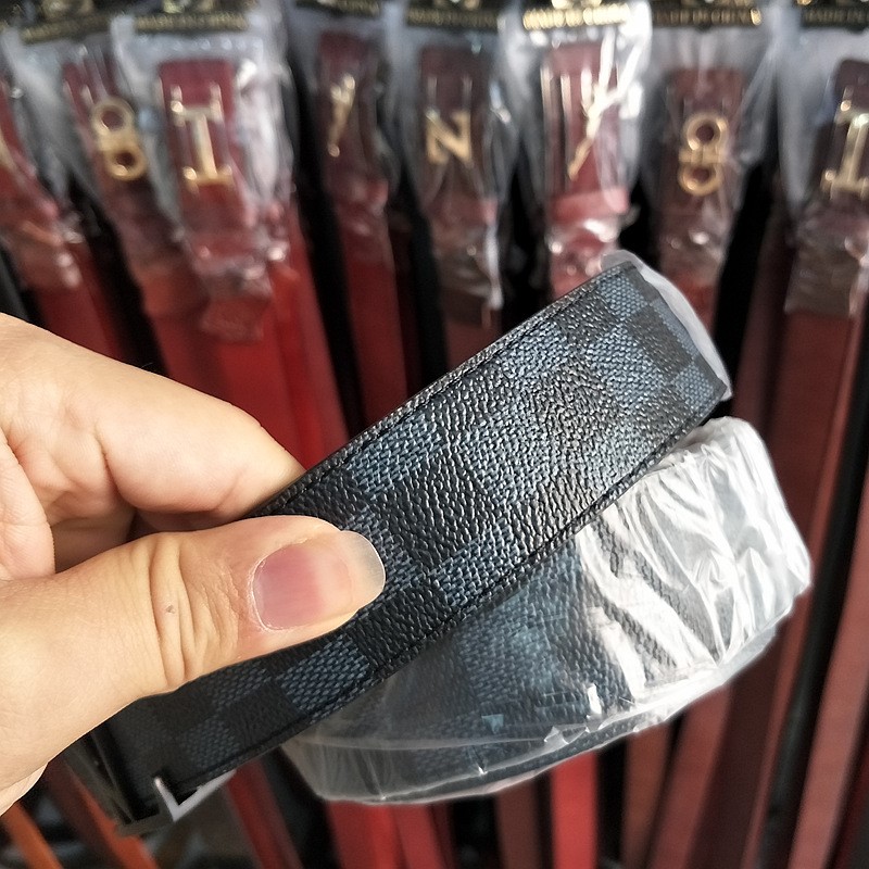 Dragon cưỡi Z · Quần nam kẻ sọc Ryuki với khóa phẳng phiên bản Hàn Quốc của một chiếc thắt lưng - Thắt lưng quần tan mỡ