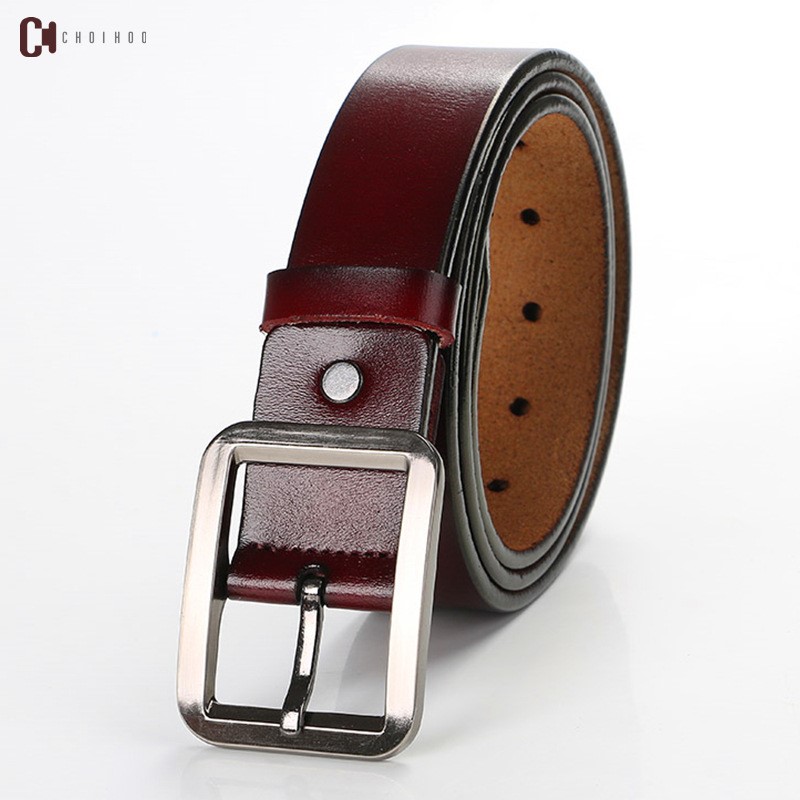 Thắt lưng nam nhà sản xuất mô hình bùng nổ đơn giản retro kinh doanh bình thường toàn bộ da nam pin khóa thắt lưng nam - Thắt lưng that lưng nam
