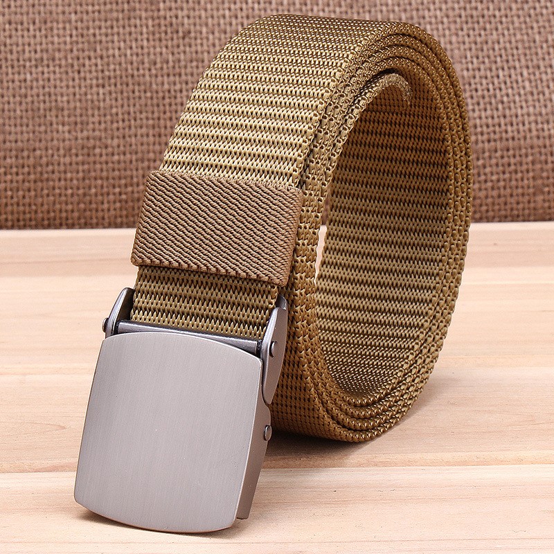 3.0 tự động khóa tốc độ khô nylon vành đai chiến thuật ngoài trời quần học sinh vành đai huấn luyện quân sự có thể được tùy chỉnh LOGO - Thắt lưng dây nịt da nam