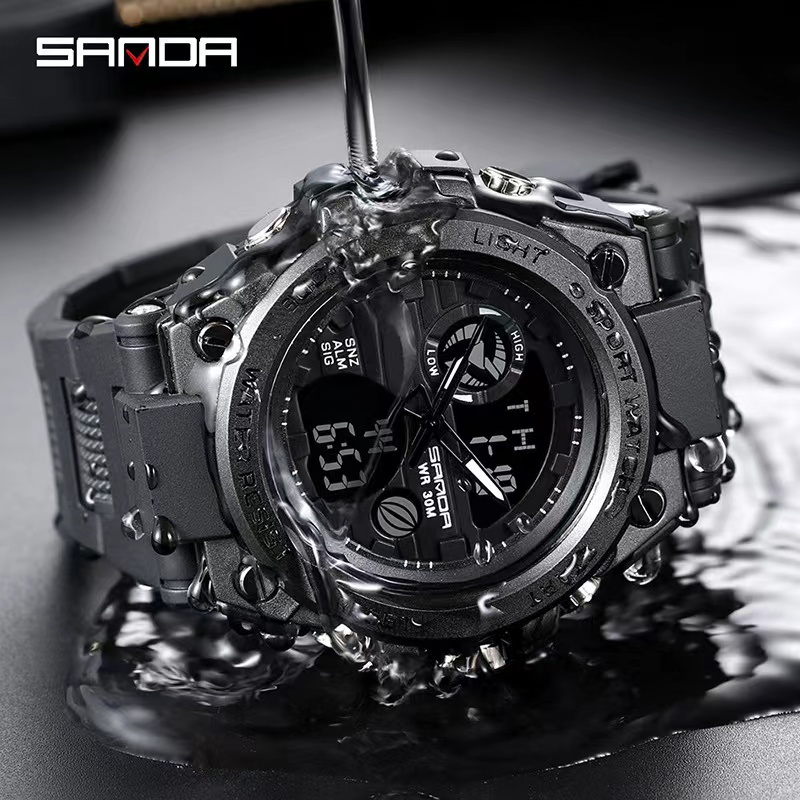 Outdoor sports watch soldier watch waterproof luminous new electronic watch