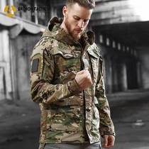 Archon spy shadow tactical windbreaker mens M65 jacket autumn and winter outdoor waterproof mid-length military fan field jacket