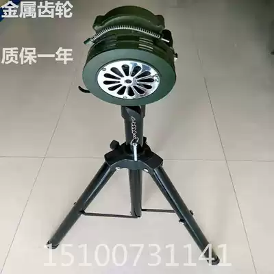 Hand-cranked siren anti-air siren LK-100L triangle bracket siren Metal Gear warranty for one year