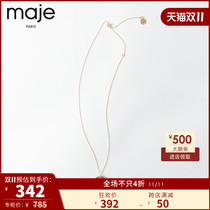 maje Women's Classic Accessories Constellation Necklace Sagittarius Inlay Fashion All-match Necklace MFABI00330