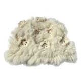 Демисезонная бархатная удерживающая тепло шерстяная зимняя милая вязаная шапка, популярно в интернете