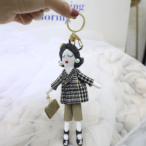 Брендовая женская высококлассная изысканная подвеска, небольшая кукла, аксессуар, в корейском стиле, Южная Корея