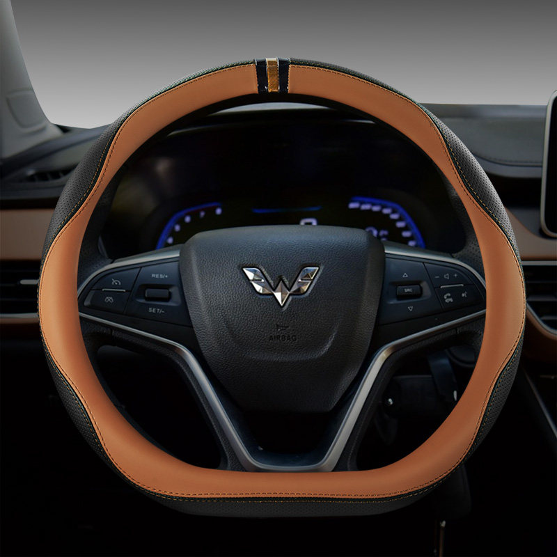 Five-rhombus Manulight s3 steering wheel sleeve special D-type Four Seasons General Motors handlebar sleeve Non-slip Sport Type Summer