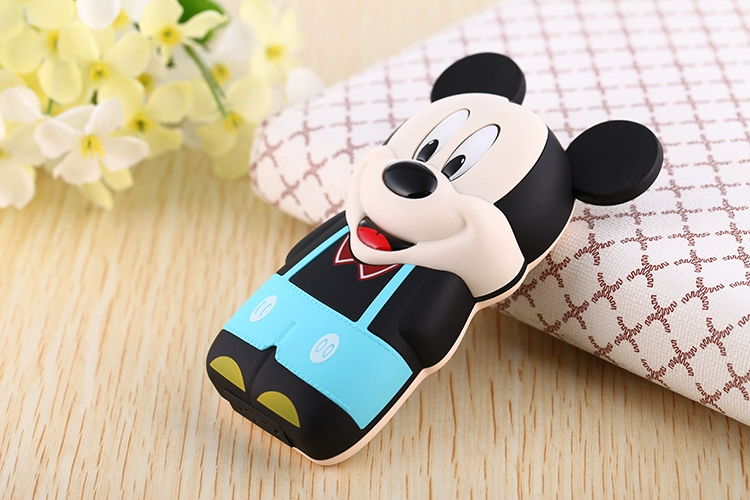 KUH / Cool và T21 Chuột Mickey Minnie GPS Định vị trẻ em Mini Phim hoạt hình Bức xạ thấp Sinh viên Điện thoại di động nhỏ - Điện thoại di động