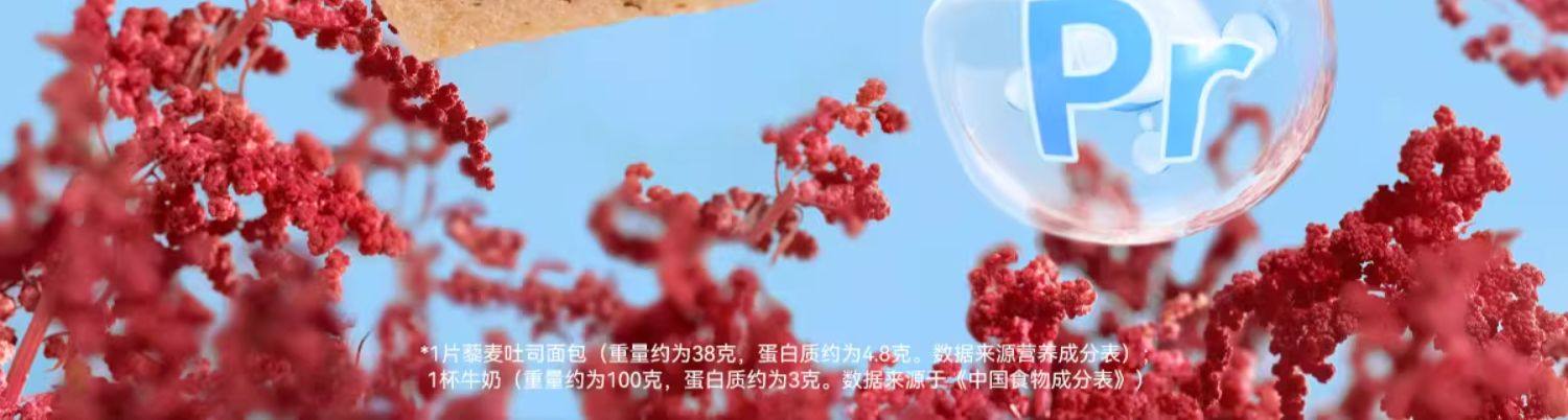 【中國直郵】【寧安如夢同款】豪士 藜麥吐司全麥麵包 健康早餐 420g/箱