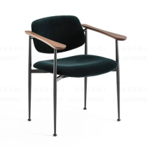 Designer Dining Chair Light Lavish Art With Armrests Adult Casual Minima Nordic Modern Coffee Chair Customised Metal