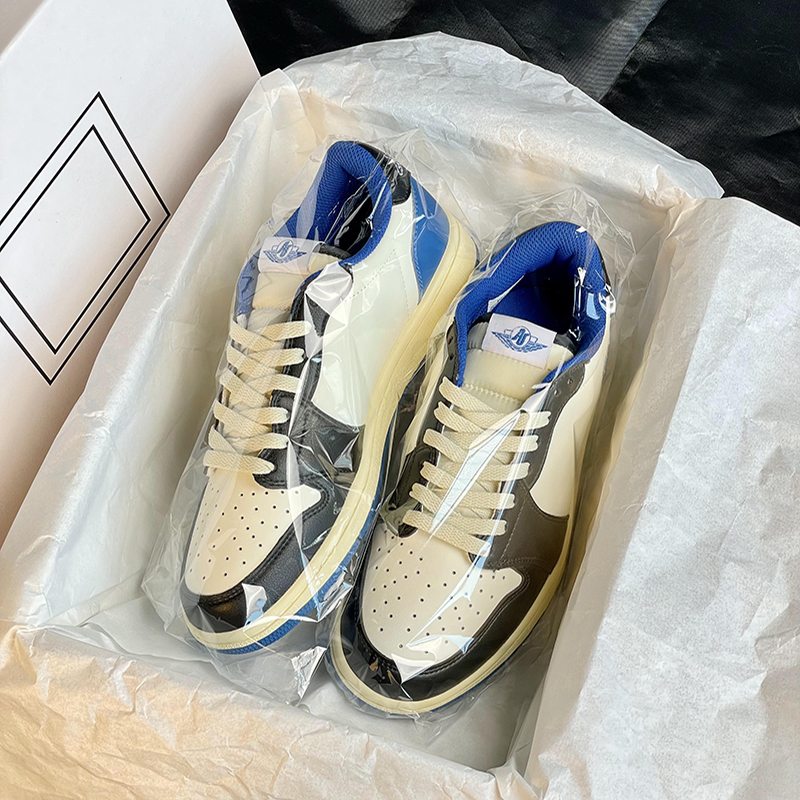 Putian Aj1 Air Force 1 Lightning Swoosh Dunk Sneakers 2025 New Thick-Soled Fashionable Versatile Casual Trendy Shoes