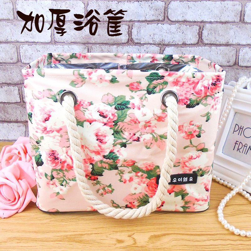 Bath Bag Bath WATERPROOF THICKENED WASH BAG Lady Large Capacity Hand Men Outdoor Bath bag Bathing Bag-Taobao