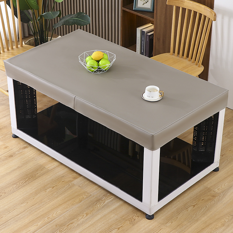 Grilled fire rack leather cover PU leather electric heating stove cover waterproof square grilled electric furnace skin desktop grilled fire quilt table cover home