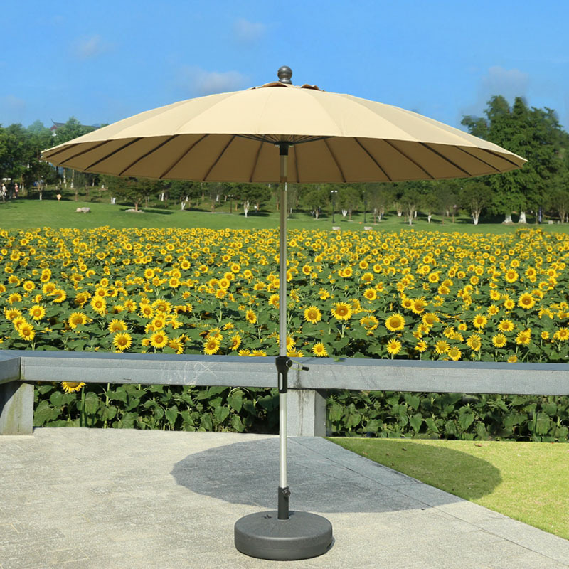 Outdoor Umbrella Garden Chinese Antique Parasol Center Column Outdoor Sun Umbrella Courtyard Leisure B&B Umbrella Balcony Umbrella