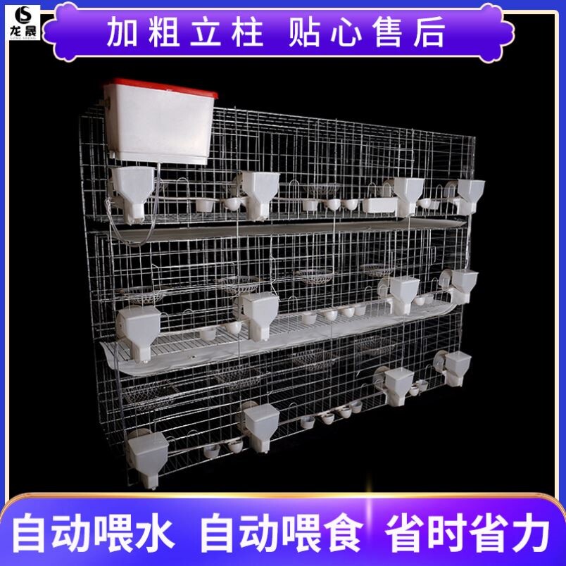 Cage pigeon large pigeon cage multi - layer meat segregated pigeon bird cage combined 12 chicks barbed wire cage