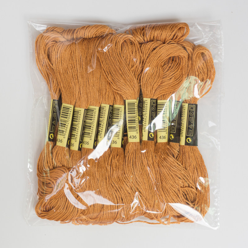 Cross stitch embroidery line 436 line number 10 each 8 m 6 strands of supplementary wiring insole embroidered wool felt cotton thread