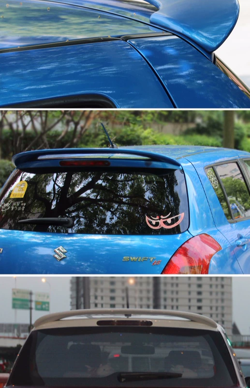 Suzuki Swift Sơn Đuôi Swift Phong cách ban đầu Đuôi Swift Swift Cánh gió ABS Đấm miễn phí - Sopida trên
