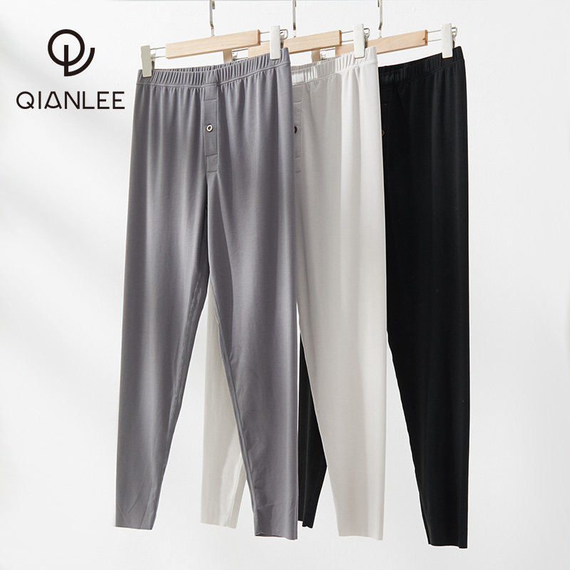 Xinjiang Long Suede Cotton Sanitary Pants Men's No Marks Slim Fit Men Inside Hitch Pants Inner Lap Pants 2021 New Spring Autumn Winter