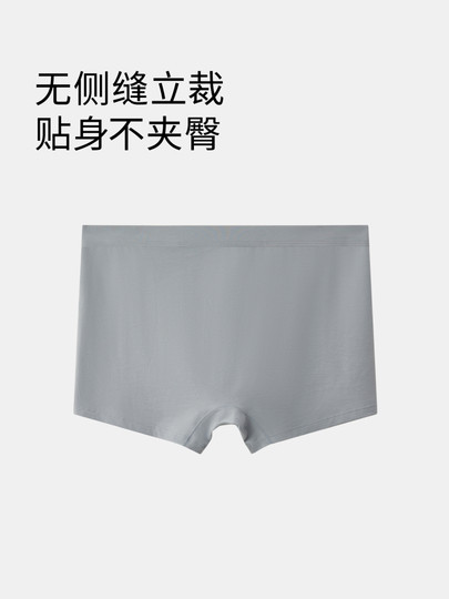 Qianlee Soft Cotton Men's Underwear, Men's Pure Cotton Crotch Breathable Boxer Shorts, Comfortable Summer Style