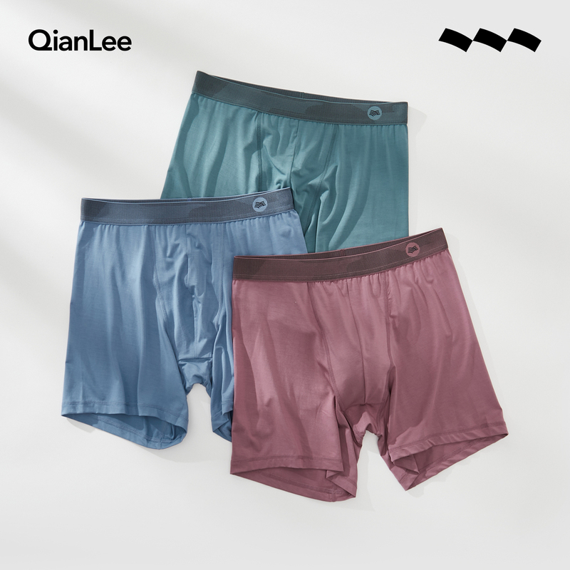 Modal Underwear for Men, Extended Length, Anti-Chafing, Loose Boxer Briefs, Large Size, Sports Shorts, Summer Thin Style Modal Underwear for Men, Extended Length, Anti-Chafing, Loose Boxer Briefs, Large Size, Sports Shorts, Summer Thin Style