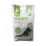 Huameilong Tofu Cat Matter 6l Дезодорант зеленый чайский вкус кошачья соль 18 провинция без доставки вода с поглощающими кошачьих мусором низкая пыль