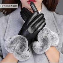 men Women Winter Warm Leather Gloves Driving bicycling glove