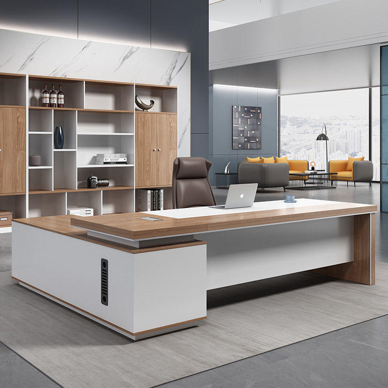 Boss desk and chair combination fashion president desk computer desk simple modern executive desk manager supervisor desk furniture