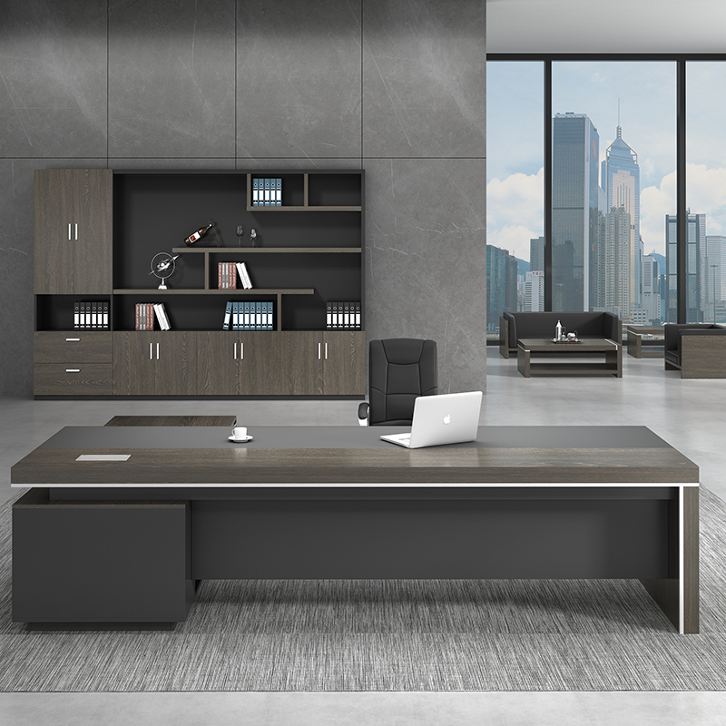 Minimalist Modern Office Owner Table President Table Single Manager Desk Officer Desk Light Extravagant Fashion Large Class Desk Computer Desk