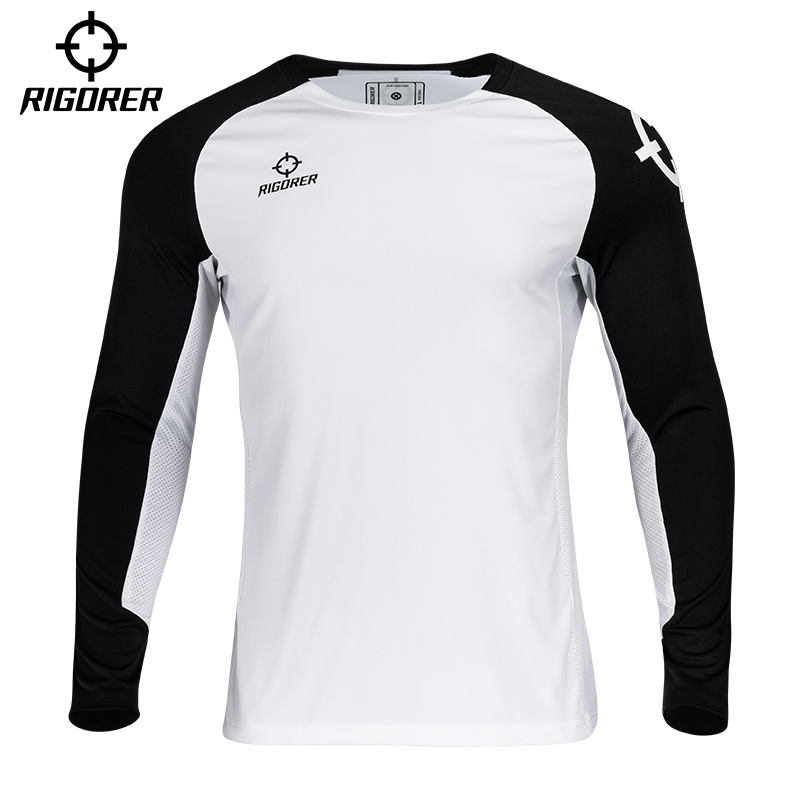 The new sports and leisure running long-sleeved T-shirt comfortable and breathable pullover round neck spring and autumn men and women