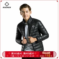 Áo khoác triển vọng nam Áo khoác ngoài trời chống gió xuống mùa đông ấm áp Slim Slim xuống áo khoác nam áo phao nữ dáng ngắn có mũ