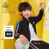 Детская демисезонная толстовка с капюшоном, куртка подходит для мужчин и женщин для школьников, баскетбольная спортивная трикотажная булавка