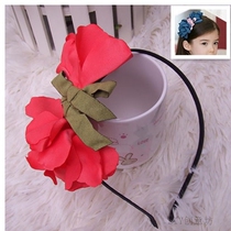 Girl Headwear Hair Jewelry Korean Children Hair Hoop High Quality Princess Flower Baby Headband Kids Hair Card floral headdress