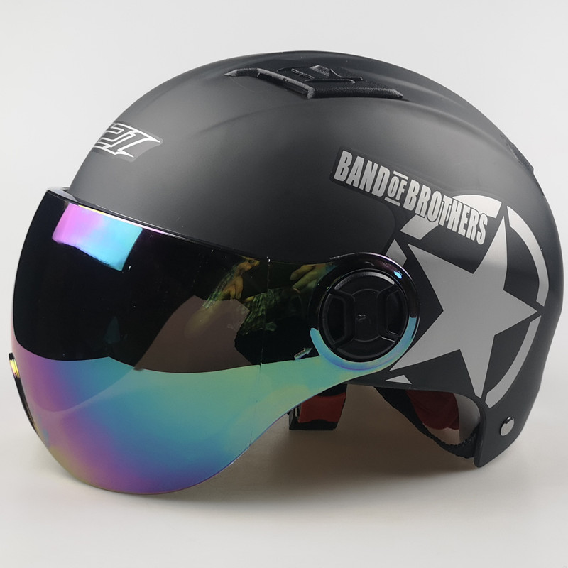 v-21 helmet electric car Summer armor Anti-UV trumpet Men's female style small head circumference sunscreen big safety helmet white-Taobao