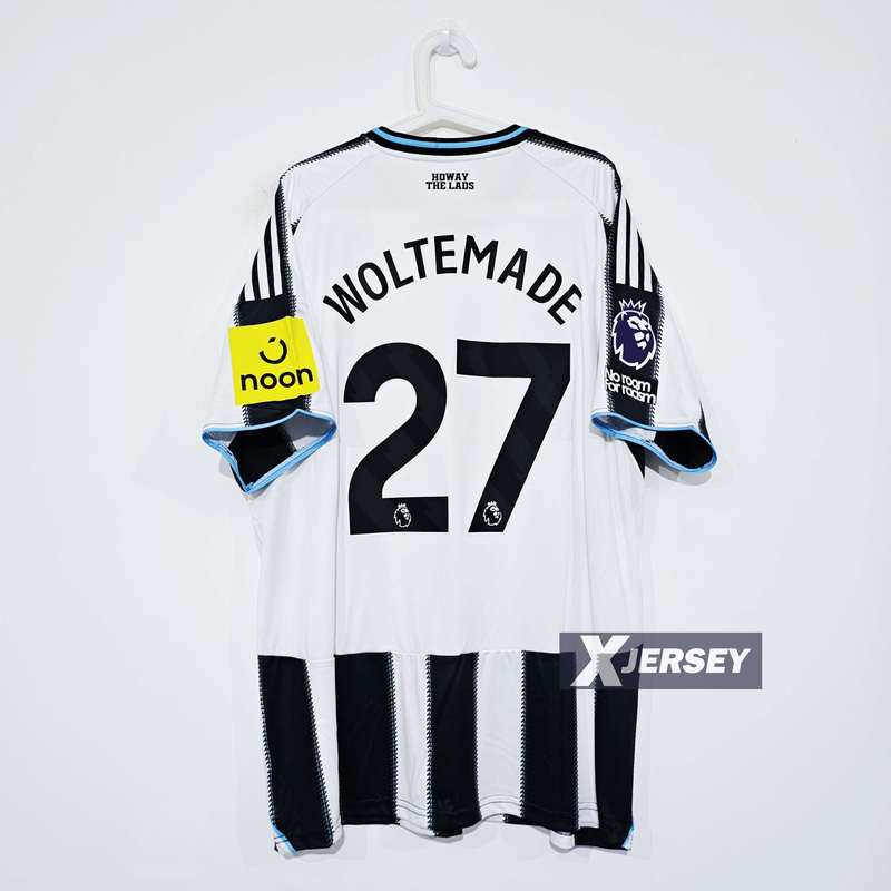25-26 Newcastle Home Jersey Fans Players Walter Madutonali Isaac Gimaalins
