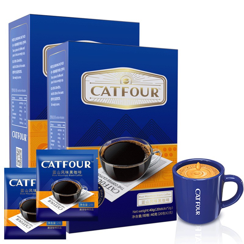 New Catfour Coffee Blue Mountain Flavor Coffee Thunder-in-One