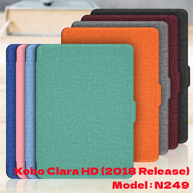 Suitable for Rakuten Kobo Clara Hd 2018 Model N249 Protective Case 6inch E-Reader Sleep/Wake Leather Case Japanese Version Tablet Case Anti-Drop Handheld Protective Cover Suitable for Rakuten Kobo Clara Hd 2018 Model N249 Protective Case 6inch E-Reader Sleep/Wake Leather Case Japanese Version Tablet Case Anti-Drop Handheld Protective Cover