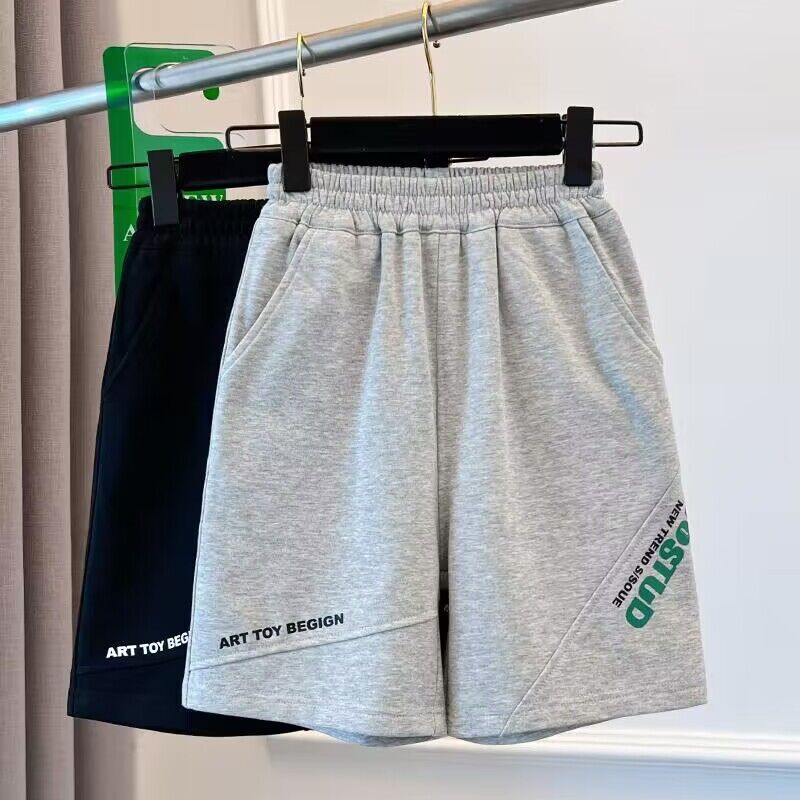 Big Boys' Summer Shorts, Thin Style, 2026 New Model, Mid-Length Pants, Summer Boys' Pants, Children's Sporty Pants, Stylish and Trendy