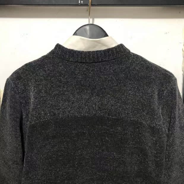 Klaus Kobec thương hiệu cashmere mùa thu và mùa đông áo len khảm áo len thanh niên áo len áo khoác bomber