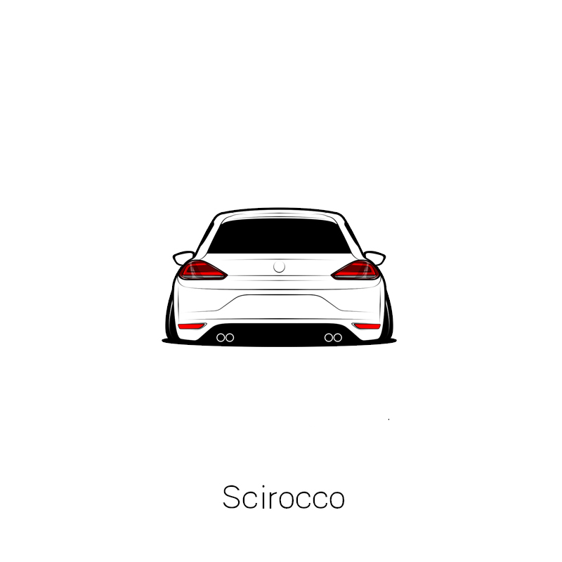 Applicable to Fox Scirocco low-lying car scratch model stickers Che Youhui personalized car stickers custom HF