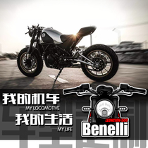 Suitable for Benelli Benelli motorcycle cartoon scratch model stickers Biker club car stickers custom reflective stickers